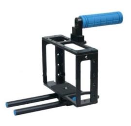 کیج-دوربین-DSLR-camera-Cage-C2-with-top-handle-with-15mm-rod-block-rig